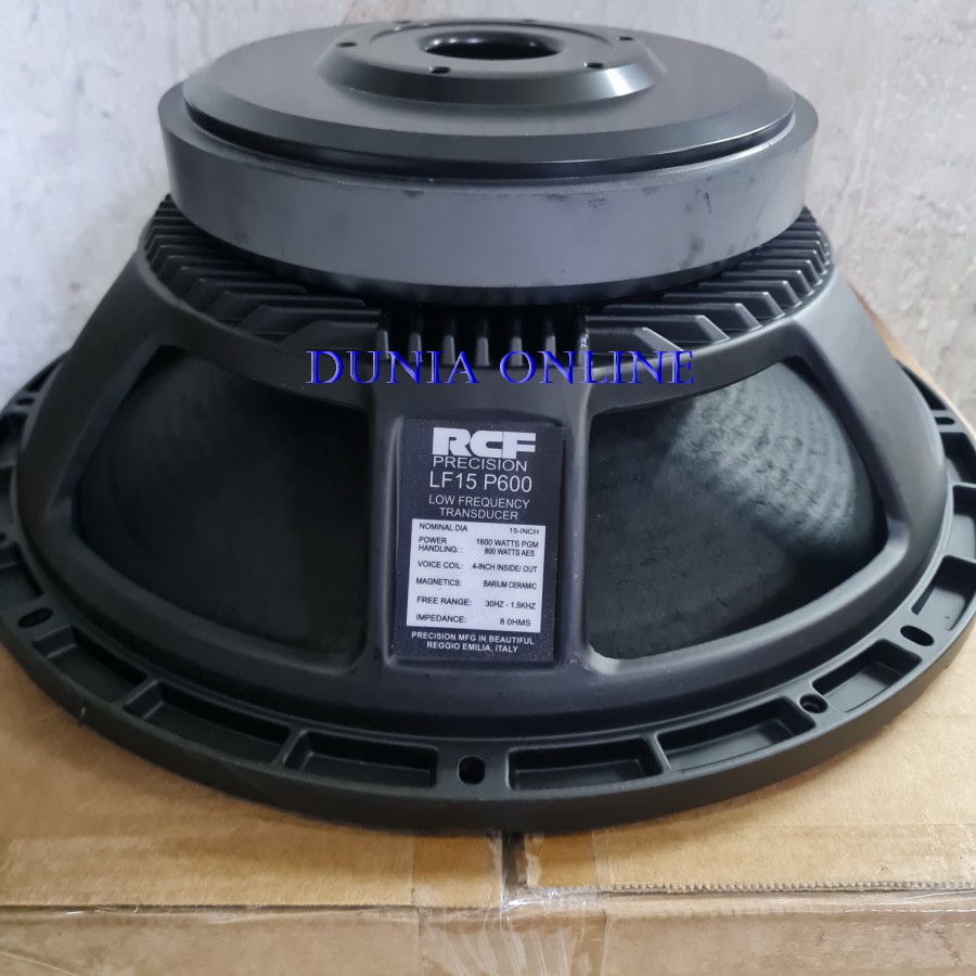 rcf lf15p600 LF 15p600 15inch speaker komponen rcf magnet besar