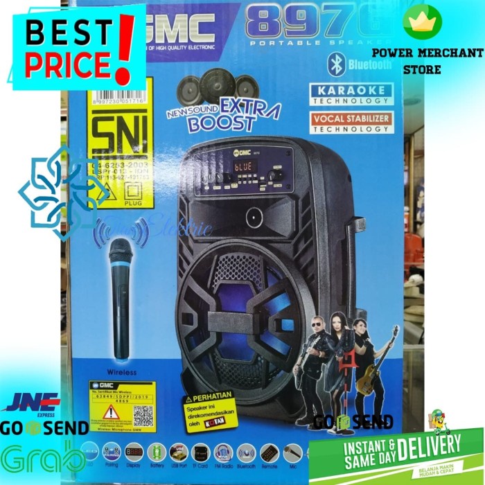 Gmc-897G Multimedia Speaker Portable Bluetooth (Mic Include)
