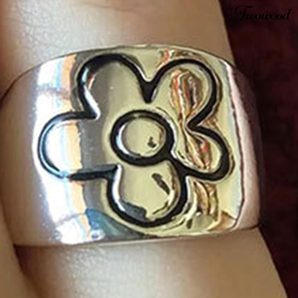 Cincin Jari Anti slip Warna Silver Untuk Wanita