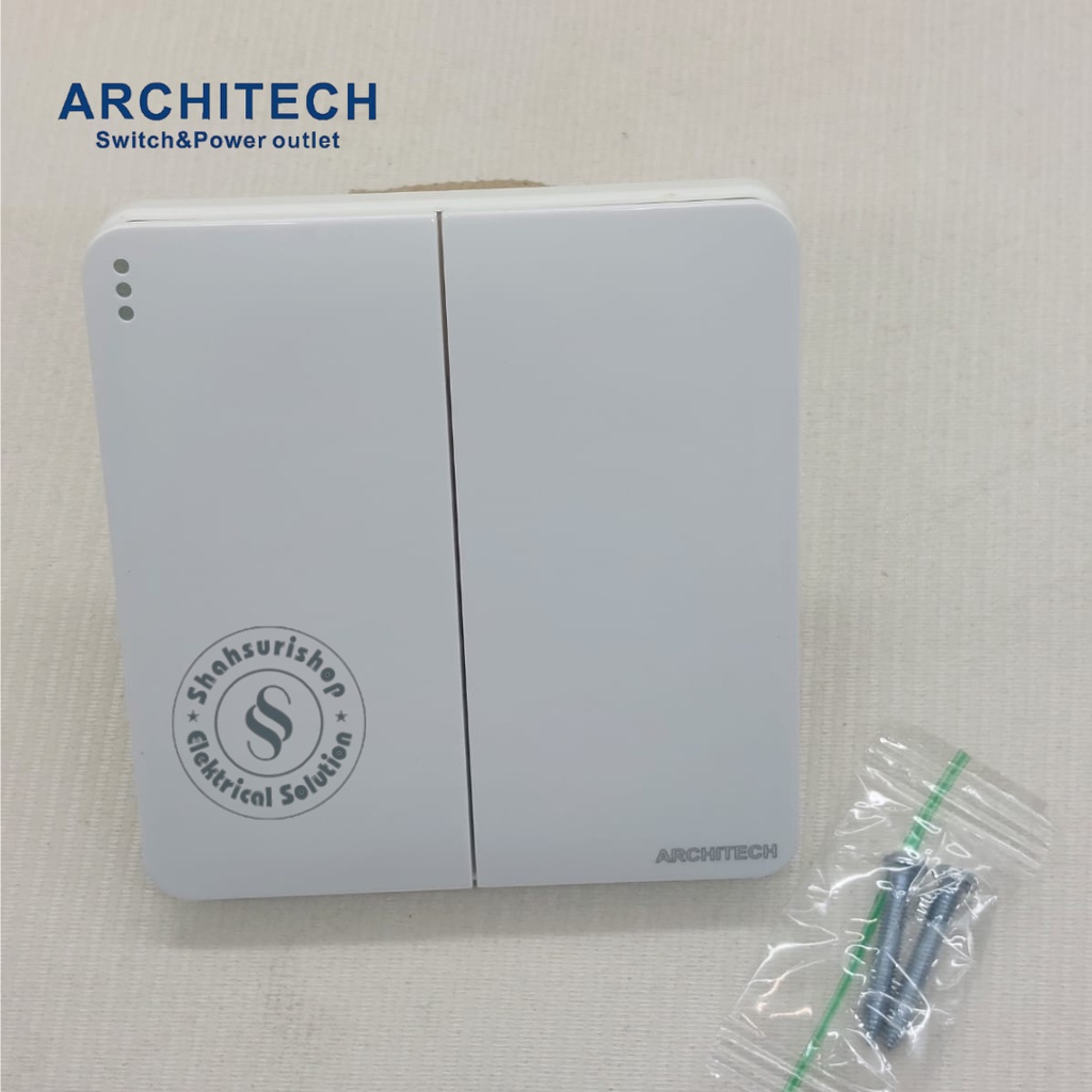 ARCHITECH SAKLAR SERI 2 GANG 1 ARAH INFINITY A63-K02A