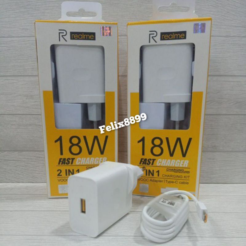 Realme Charger Micro USB 18W 18 Watt Fast Charging Original