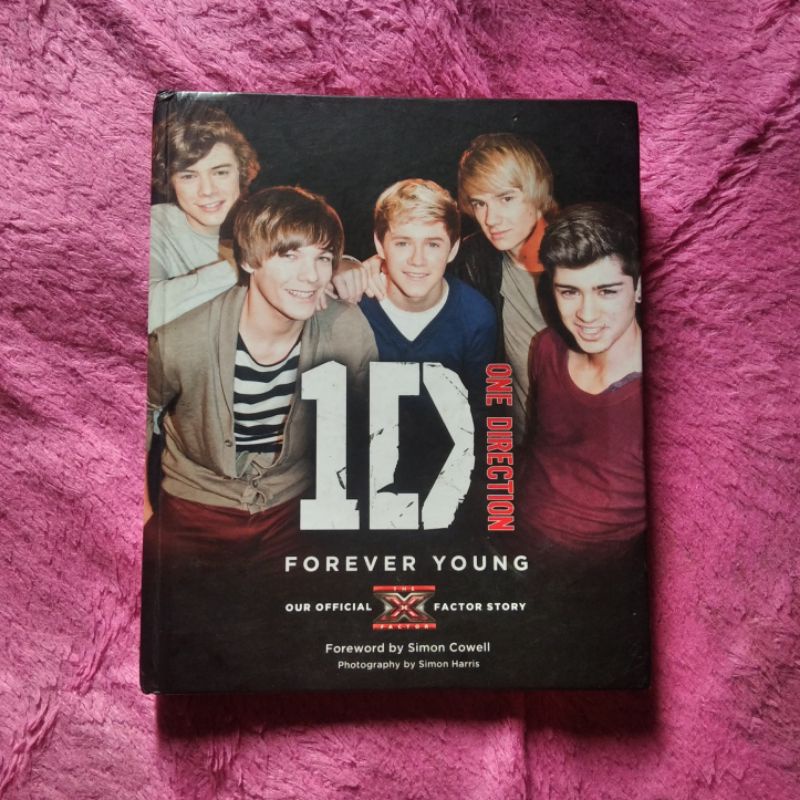 [FIRST OFFICIAL BOOK] ONE DIRECTION 1D - FOREVER YOUNG [OFFICIAL X FACTOR STORY] PRELOVED MERCHANDIS