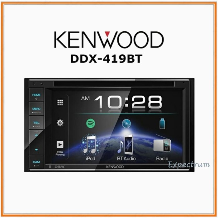 Kenwood Ddx-419Bt Head Unit Ddx 419 Bt Tape Mobil Double Din Ddx419Bt