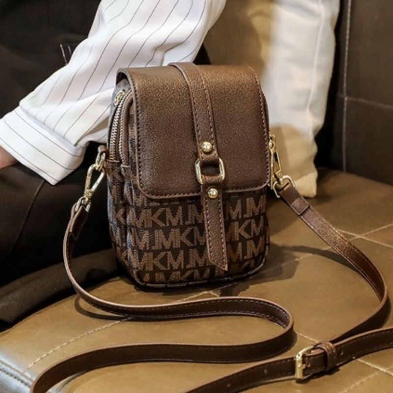 Tas Wanita Import Tas Fashion Korea Tas Selempang MK Coklat