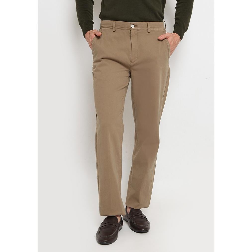 Celana Panjang Pria Chino Modern Chinos Slim Fit Wood Fit Pants 2Opxbsc518O028 Sand