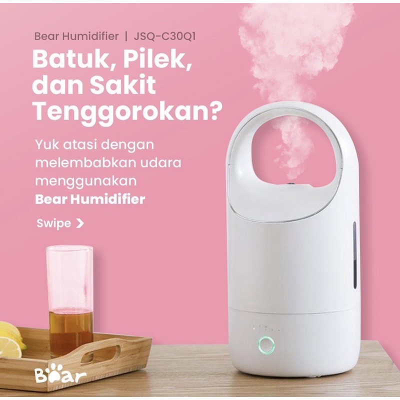 Bear Humidifier - Alat pembersih dan pelembab udara