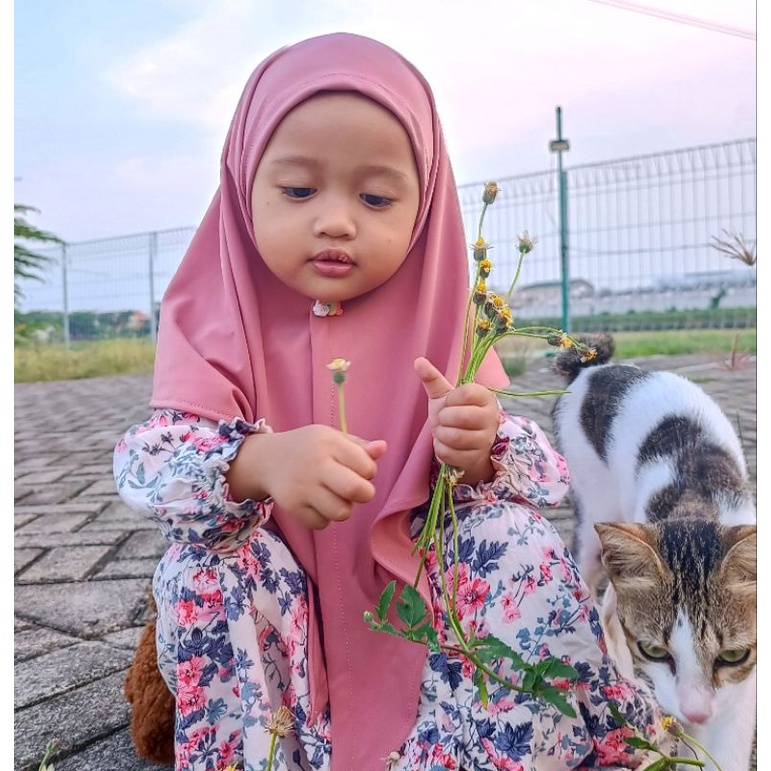 jilbab anak segitiga instan Bros lucu