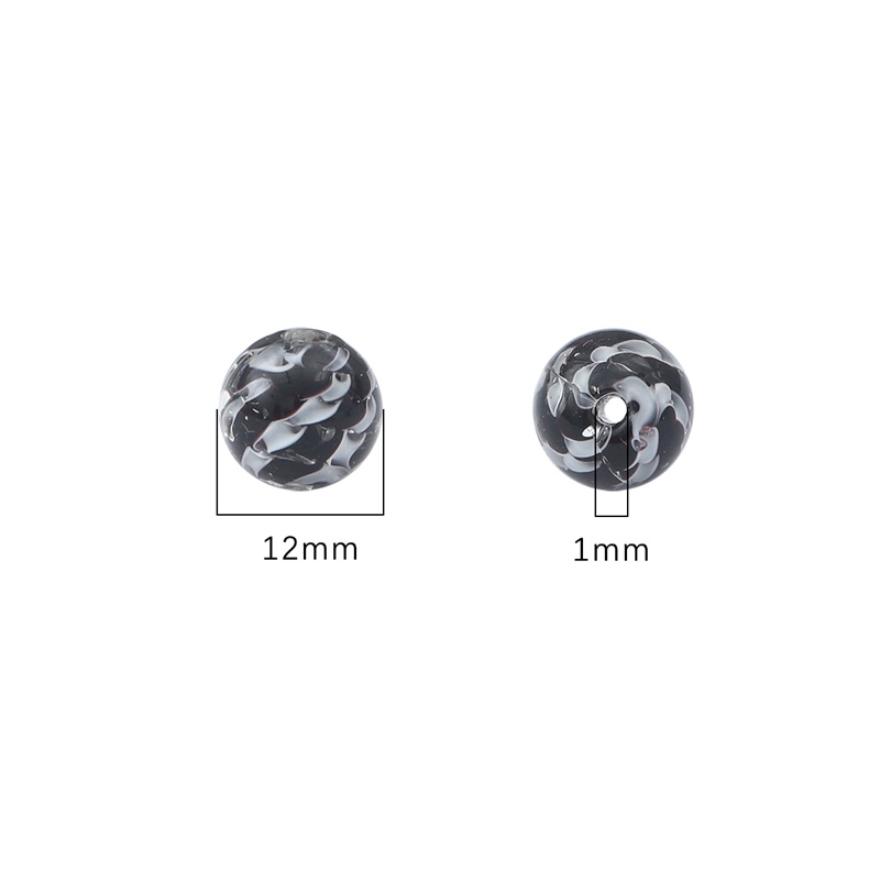 Manik-manik Kaca aperture Ukuran 1mm Untuk Membuat Perhiasan Kalung Dan Anting