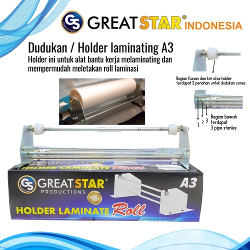 

Dudukan laminating/HOLDER MESIN LAMINATING uk f4/A3