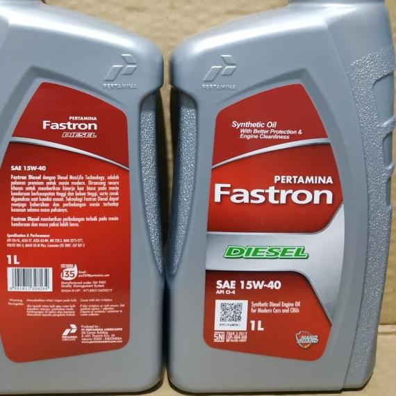 Pertamina Fastron Diesel 15w-40 (Ori 100%) Kemasan Baru