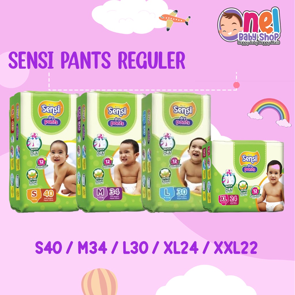 SENSI DRY PANTS S40/M34/L30/XL24/XXL22