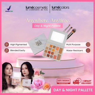 Image of thu nhỏ Lumecolors 12 Colors Eyeshadow Day & Night Palette with Makeup Brush #0