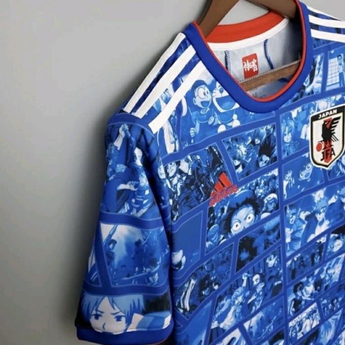 T0P JERSEY TIMNAS JEPANG ANIME MANGA FUTSAL SEPAK BOLA NICE