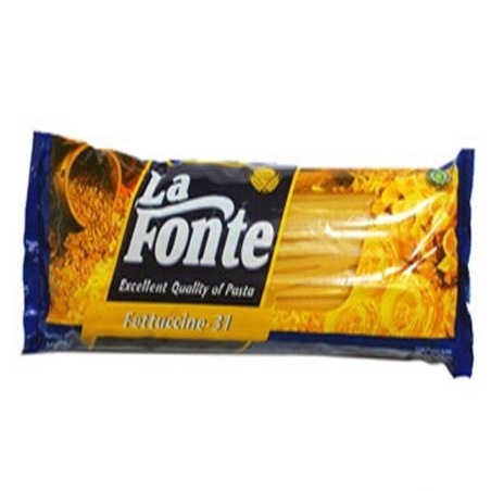 (Satuan) La Fonte Pasta Fetucine Fettucine Kuetiaw No. 31 750 Gr Gram 750Gram