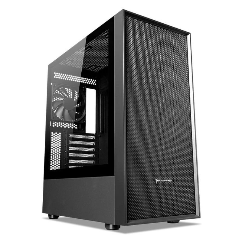 Tecware Nexus Air TG Black - Mid Tower Gaming Case