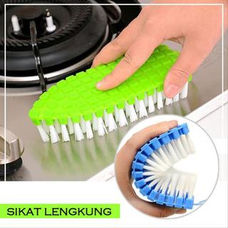 IKILOSHOP Bisa ditekuk Sikat WC Elastis PembersihToilet Lantai Kamar Mandi Dapur Lentur