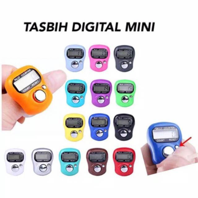 SERBI tasbih finger digital finger counter Counter Digital LED TASBIH DIGITAL MINI Finger Counter Digital tasbih digital MBT843