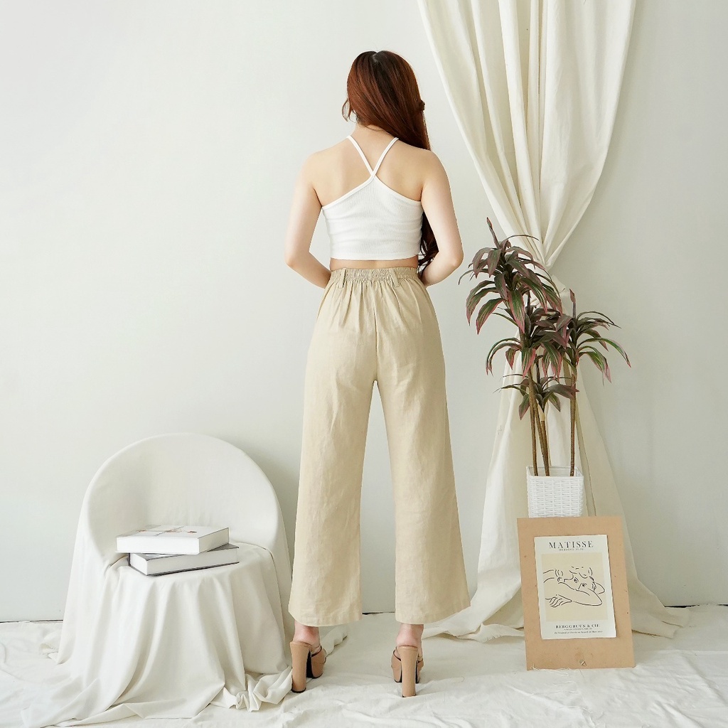 Tanktop One Diamond Tank Top Basic Baju Atasan Wanita 080