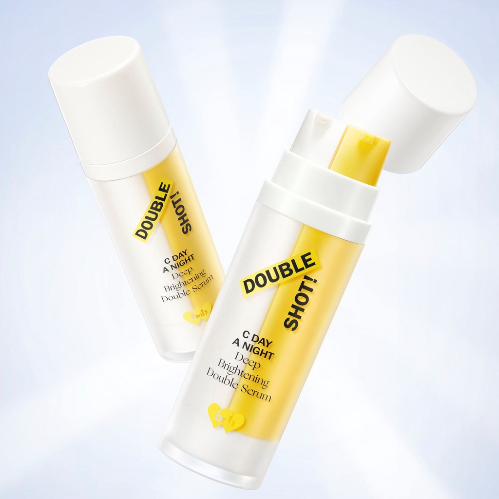 ✿ELYSABETHME✿ BNB BarenBliss Double Shot C Day A Night Brightening Double Serum duo dual face pemutih kulit ala korea