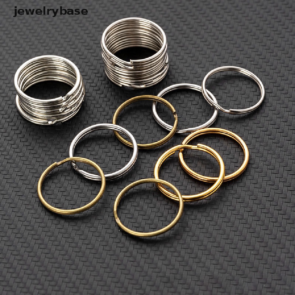 20pcs / Lot Gantungan Kunci Split Ring Bahan Metal Ukuran 25mm Untuk Pria Dan Wanita