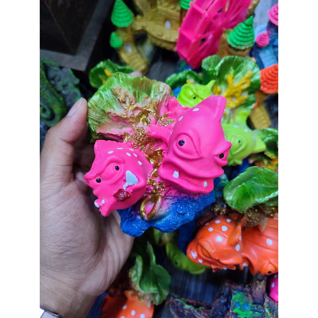 MINIATUR/Hiasan Aquarium - Ikan Karang