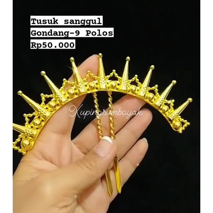 XupingSumbayak. Tusuk sanggul Gondang 9 polos besar
