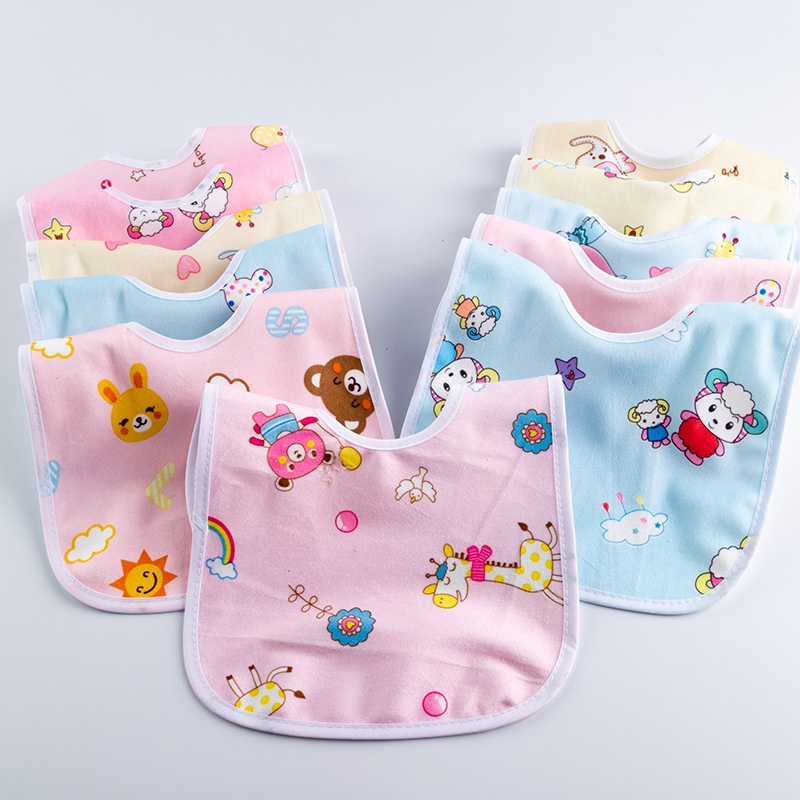1234OS - Crystal Waterproof Bib / Slabber Bayi Waterproof / Celemek Bayi Anti Air / Celemek Makan Bayi / Slabber Bayi / Handuk Liur Bayi / Baby Bibs