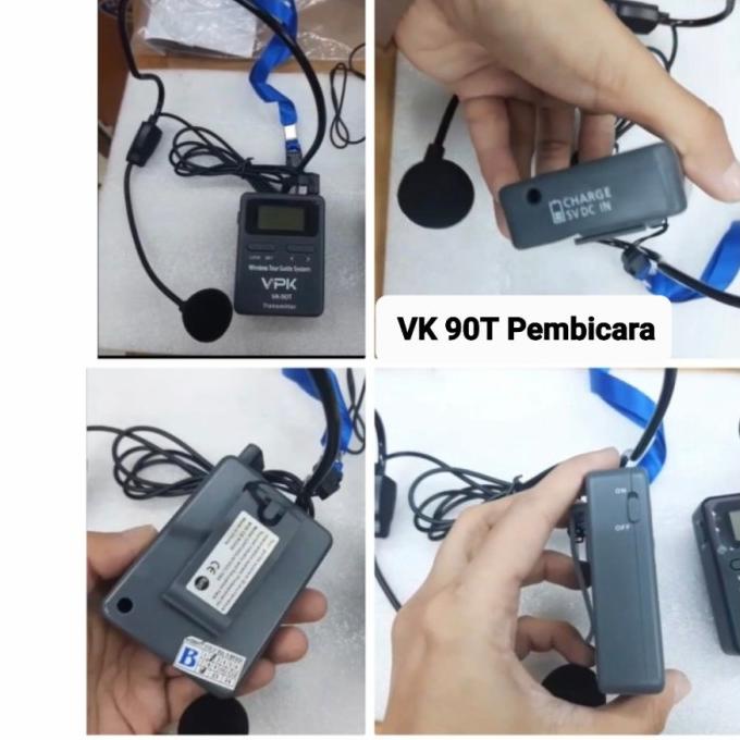 Mic Tour Guide System Wireless Umroh Haji & Penterjemah Vpk Vk90 Ori