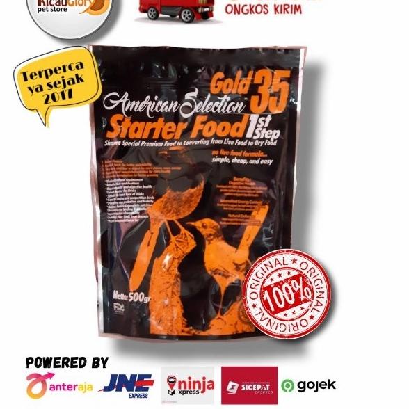 american selection gold 35 starter food (AMS MURAI voer halus)