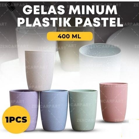 GELAS PLASTIK MELAMIN cangkir mug murah kekinian teh kopi sikat gigi