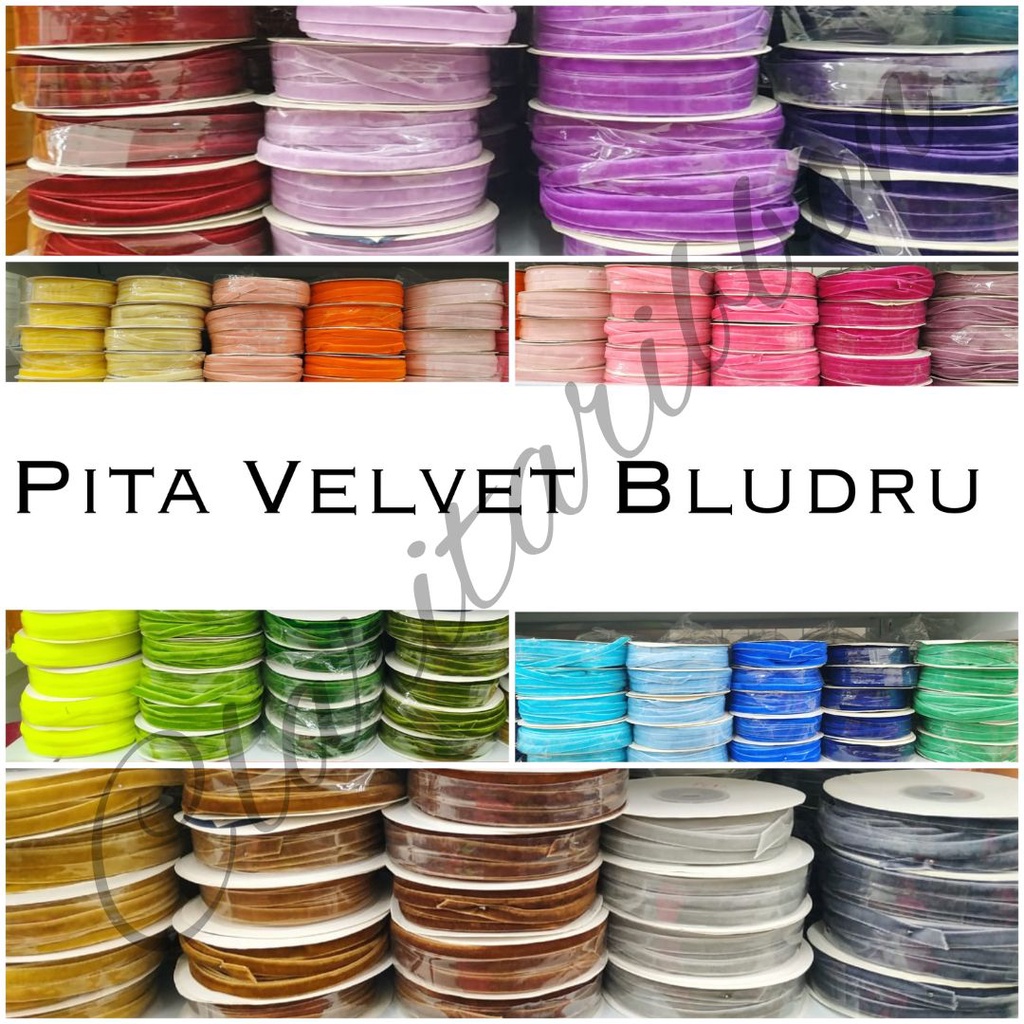 Pita Velvet Pita Bludru 3/8&quot; ROLL