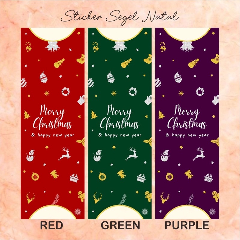 

STICKER SEGEL / SEAL / BELT NATAL CHRISTMAS 06