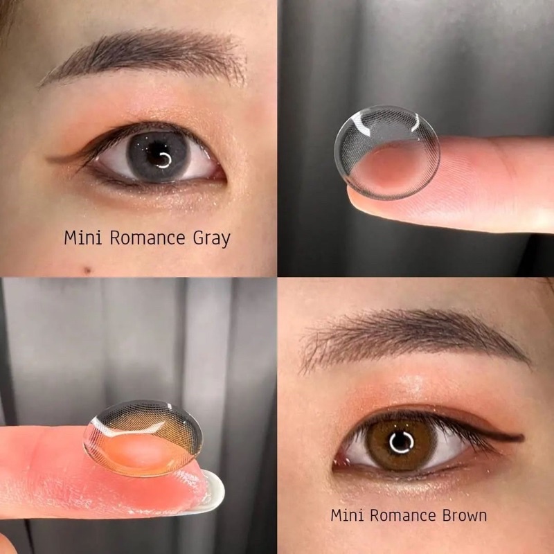 softlens pusbel romance Gray &amp; brown original korea