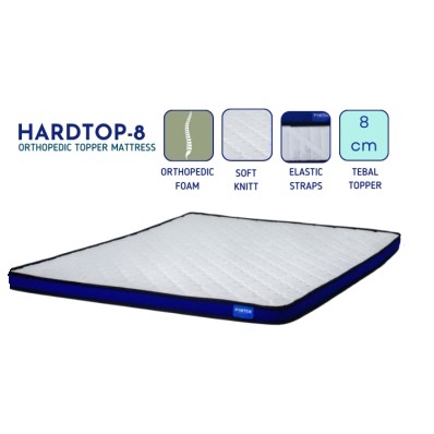 Mattress Topper Orthopedic Porter Hardtop Tebal 8cm - 100x200