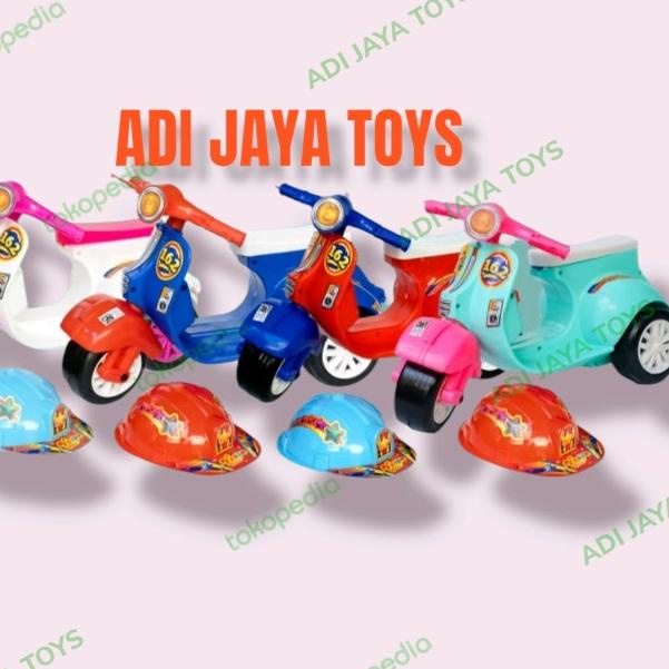 MAINAN VESPA MINI ANAK / MOBIL DORONG ANAK / SEPEDA ANAK / VESPA ANAK