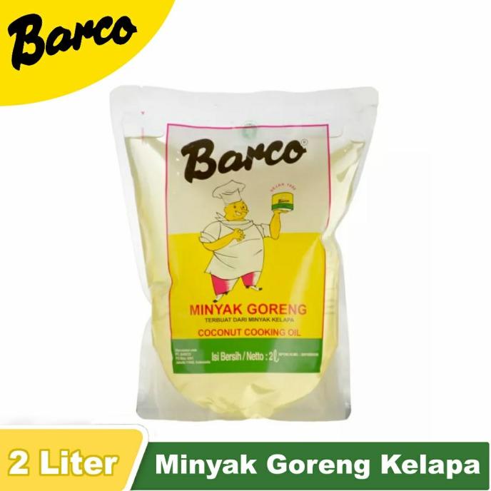

Minyak goreng kelapa - Coconut cooking oil Barco - pouch 2 liter