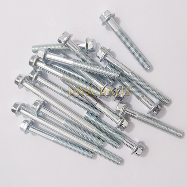 1 Pak Baut Blok Mesin Kanan Kiri Yamaha Vega R New / Baut Blok Mesin Vega R New