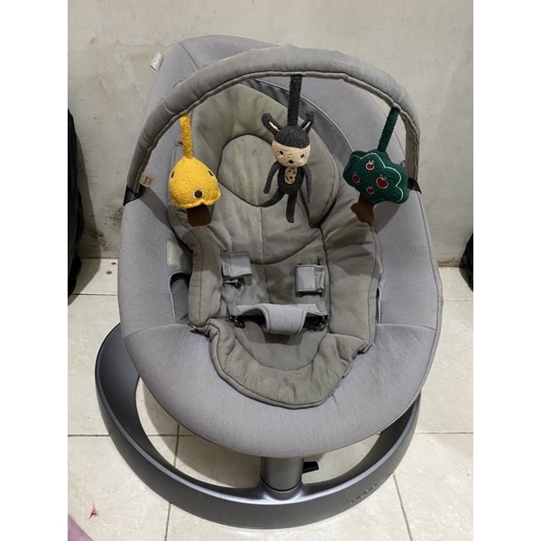 FREE TOYBAR — Nuna Leaf Grow 2019 Preloved Seken Second Baby Bouncer murah