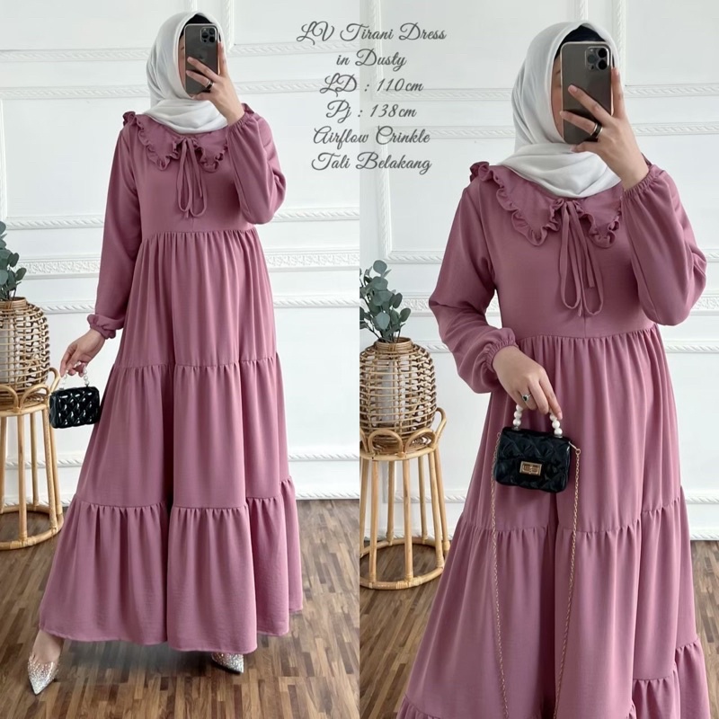 LV TIRANI DRESS || AIRFLOW CRINKLE PREMIUM