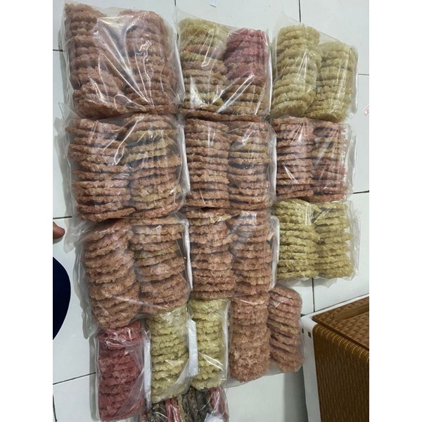 

Rengginang mentah ketan asli, home made.