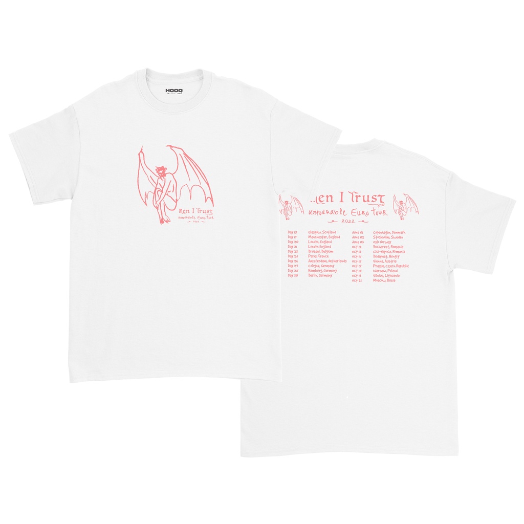 Kaos Men I Trust - Euro Tour 2020 / Men I Trust T-shirt