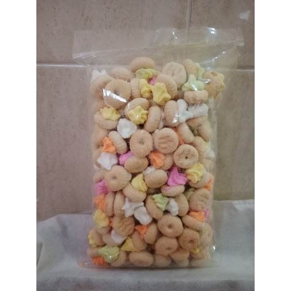 

Biskuit Gemrose monas jadul / biskuit kancing warna-warni 250 gram