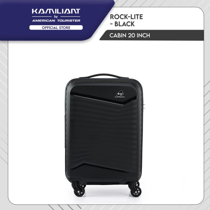 Kamiliant by American Tourister Rock Lite Cabin 20 inch - Black