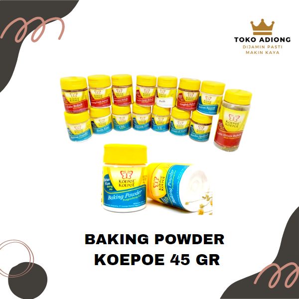 

BAKING POWDER KOEPOE 45gr / pengembang / kue bolu