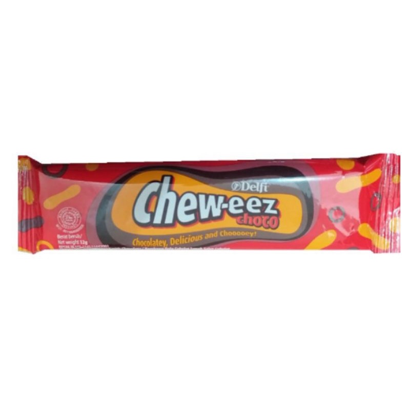 Delfi Cheweez Chew-eez Cokelat Isi 20x12g