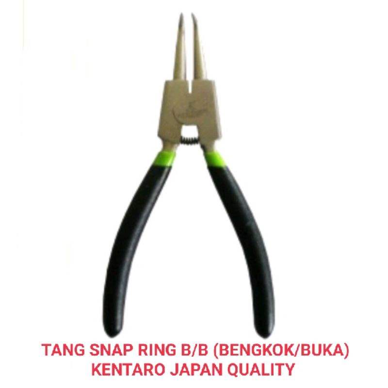 Tang snap ring 7&quot; B/B (bengkok/buka) heavy duty Kentaro Japan quality