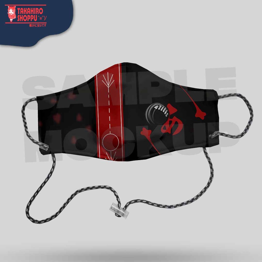 MASKER AZUR LANE - AKAGI N95 2PLY DEWASA SNI