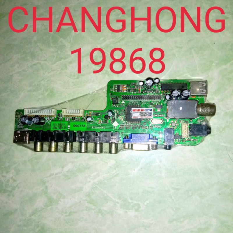 mb mainbord mobo tv led changhong 19868 original 100% plug and play
