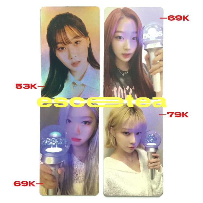 ꒰ escetea ꒱ aespa — lightstick ls fanlight photocard pc ningning bene ls photocard pc giselle bene l