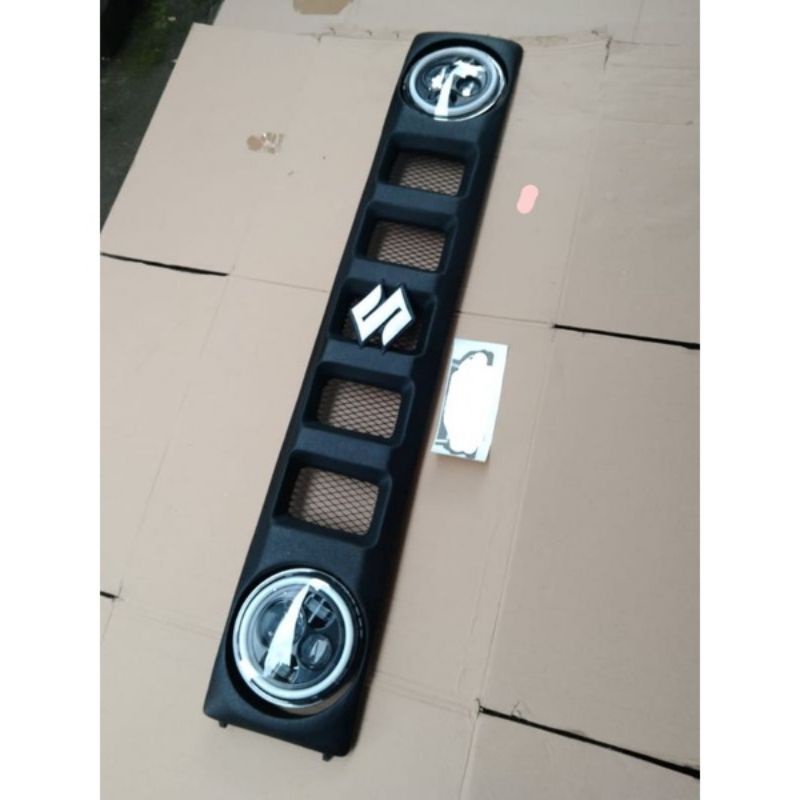 Gril jimny katana bulat brikut  lampu daymaker